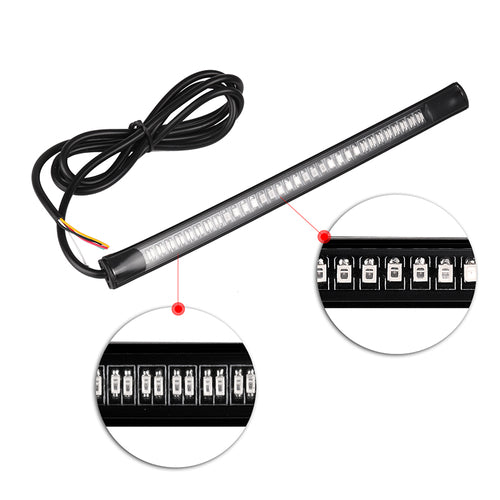 Universal 48-LED Motorcycle Light Strip Tail Light