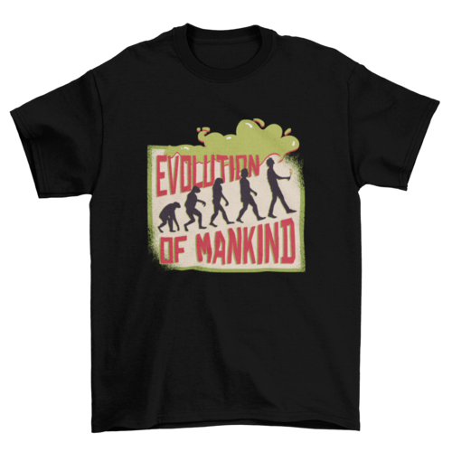 Vaping Evolution T-shirt Design