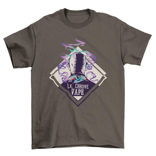 Bald vape t-shirt