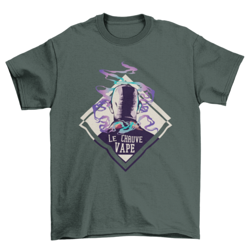 Bald vape t-shirt
