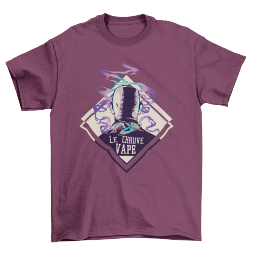 Bald vape t-shirt