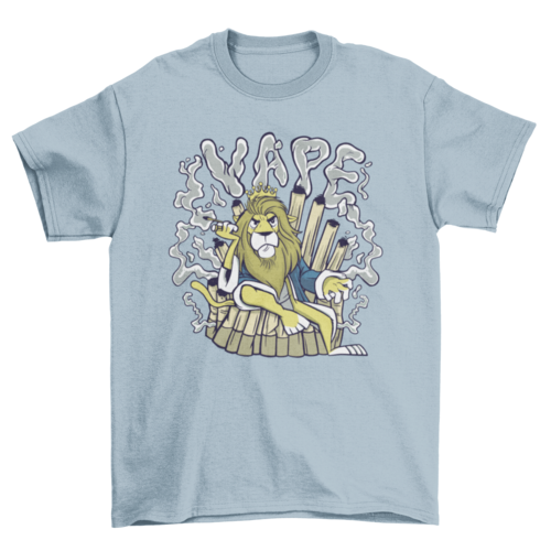 Vape Lion T-shirt Design
