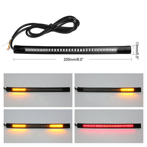 Universal 48-LED Motorcycle Light Strip Tail Light