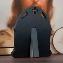 HTISOK Icon of the Virgin Mary and Jesus Greek Orthodox Gold Plated Icon Religious Art for Home Church Sideboard Decoration Christian Gift