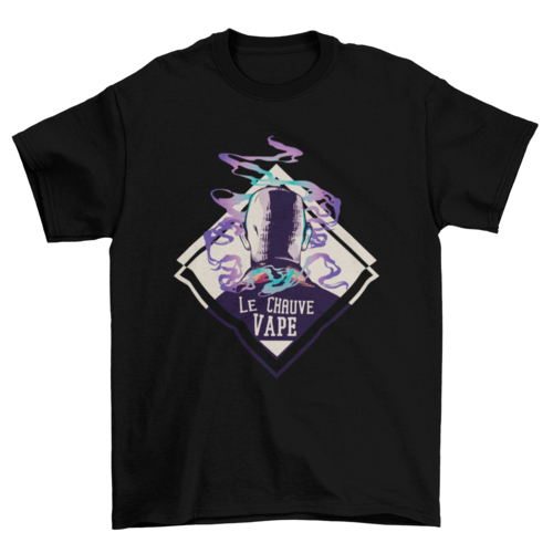 Bald vape t-shirt