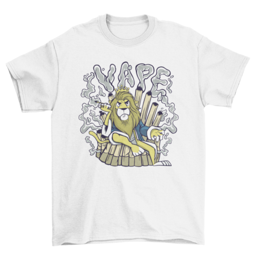 Vape Lion T-shirt Design
