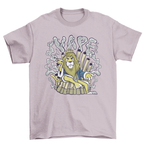 Vape Lion T-shirt Design