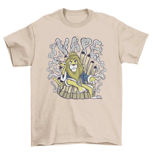 Vape Lion T-shirt Design